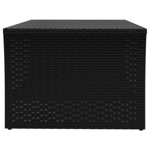 vidaXL sofabord 100x50x40 cm polyrattan sort