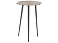 Miniatyrbillede 1 af 6: Sidebord Guld og Sort Metal Aluminium Top Rund 33 x 48 cm Retro boligindretning