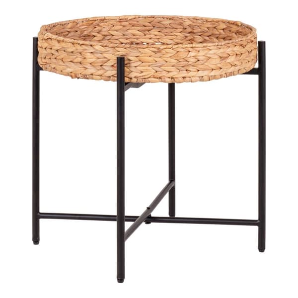 Naro hjørnebord Ø50cm natur.