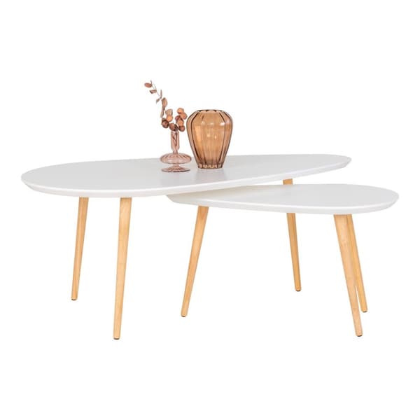 Vado sofabord 60x110x45cm hvid.