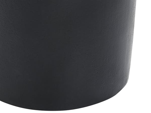 Sivupöytä musta 30 x 60 x 30 cm alumiini pyöreä käsintehty trendikäs moderni