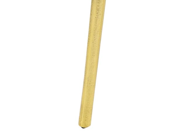 Sidebord Guld Metal 30 x 30 x 50 cm Accent Endebord Træeffekt Glans Glamourøs Stue
