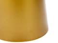 Miniatyrbillede 6 af 7: Sidebord Sort Guld Metal 56 x 56 x 48 cm Accent Endebord Pulverlakeret Glamourøs Stue