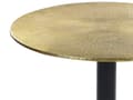Miniatyrbillede 4 af 6: Sidebord Sort og Guld Metal Rund Geometrisk Form Moderne Endebord