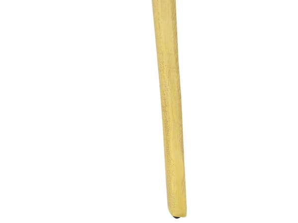 Sidobord Vit Marmortopp 3 Guld Metallben 31 x 31 cm Rund Glamorös Modern Vardagsrum Sovrum
