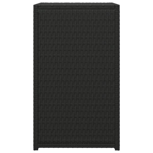 vidaXL C-bord svart 40x35x60 cm polyrotting