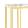 Pikkukuva 5 / 7: vidaXL Konsolipöytä 110x30x70 cm ruostumaton teräs ja lasi