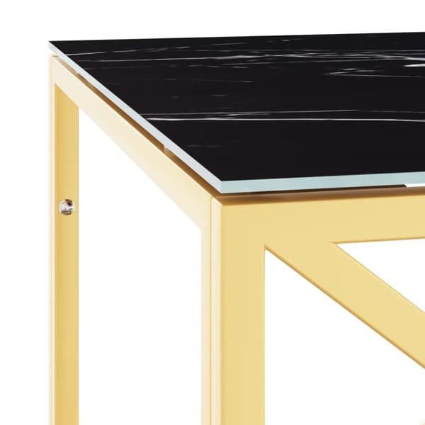 vidaXL sofabord 110x45x45 cm rustfrit stål og glas