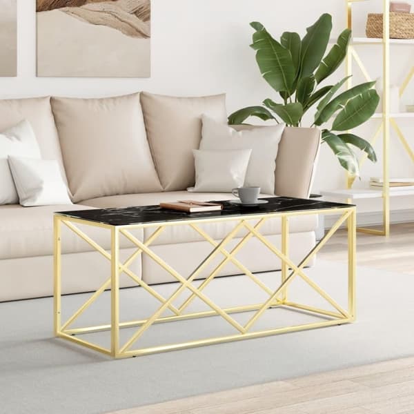 vidaXL sofabord 110x45x45 cm rustfrit stål og glas