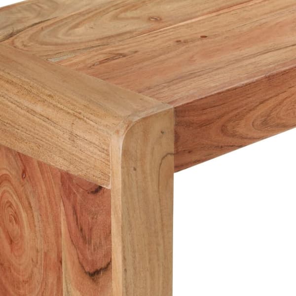 vidaXL Konsollbord 110x30x76 cm heltre akasie