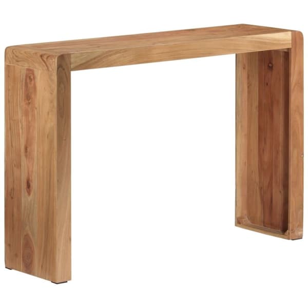 vidaXL Konsollbord 110x30x76 cm heltre akasie