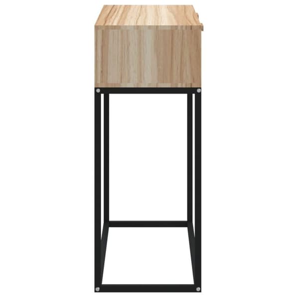 vidaXL Konsolipöytä 80x30x75 cm tekninen puu ja rauta