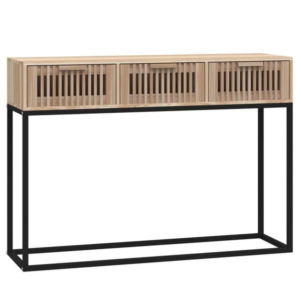vidaXL konsolbord 105x30x75 cm konstrueret træ og jern