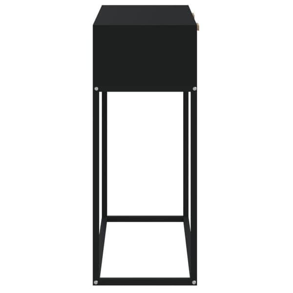 vidaXL konsolbord 80x30x75 cm konstrueret træ og jern sort