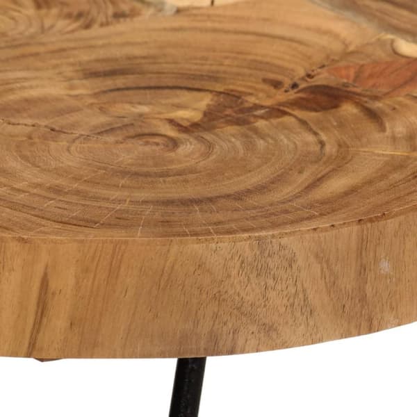 vidaXL sofabord 36 cm 6 stammer massivt akacietræ