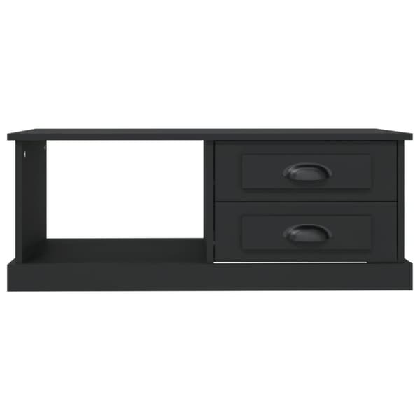 vidaXL sofabord 90x50x35 cm konstrueret træ sort