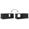 Miniatyrbillede 9 af 11: vidaXL sofabord 90x50x35 cm konstrueret træ sort