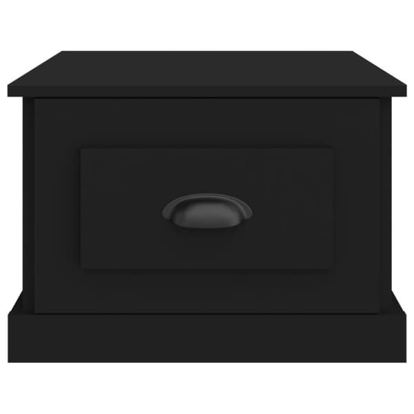 vidaXL Soffbord svart 50x50x35 cm konstruerat trä