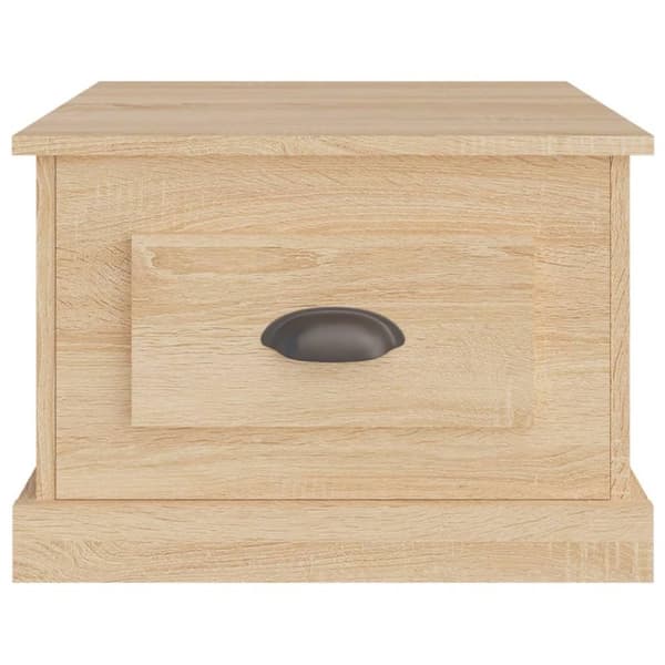 vidaXL Soffbord sonoma-ek 50x50x35 cm konstruerat trä