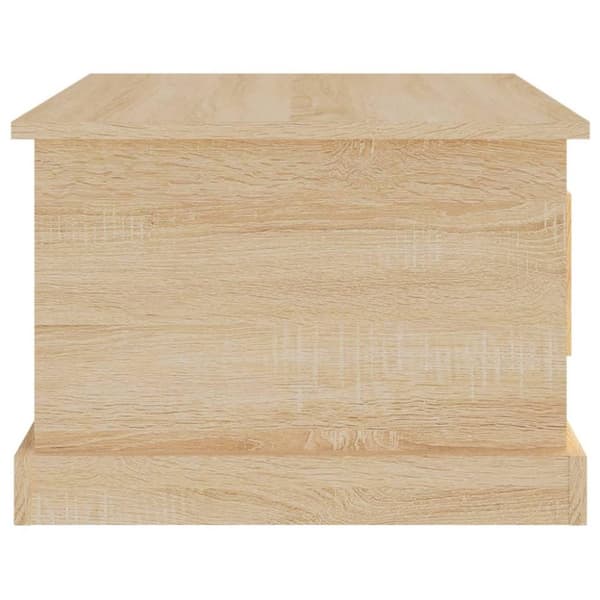 vidaXL Soffbord sonoma-ek 50x50x35 cm konstruerat trä