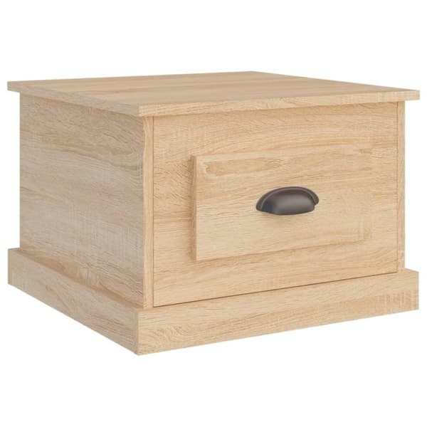 vidaXL Soffbord sonoma-ek 50x50x35 cm konstruerat trä