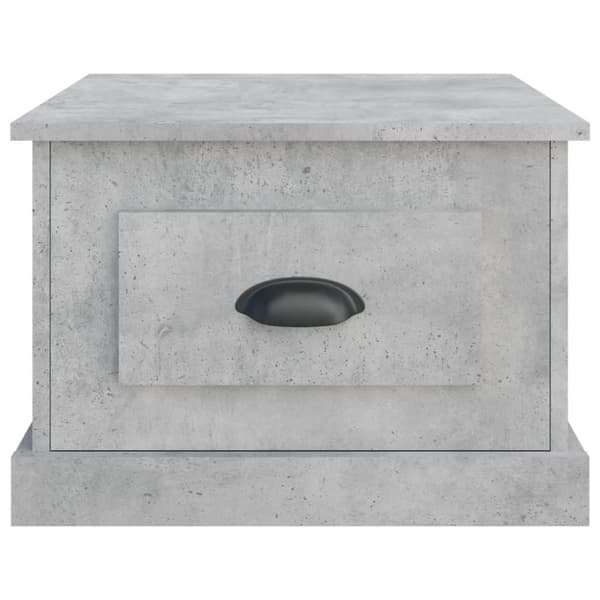 vidaXL Soffbord betonggrå 50x50x35 cm konstruerat trä
