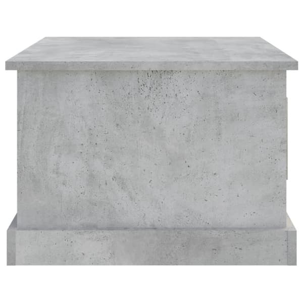 vidaXL Soffbord betonggrå 50x50x35 cm konstruerat trä
