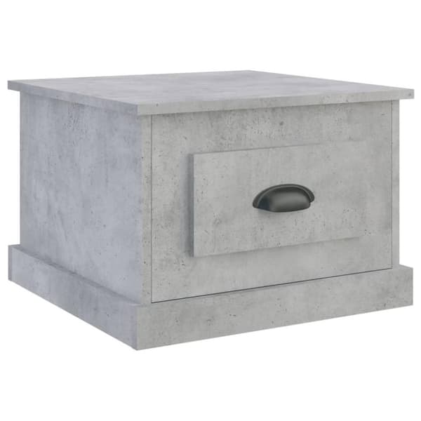vidaXL Soffbord betonggrå 50x50x35 cm konstruerat trä