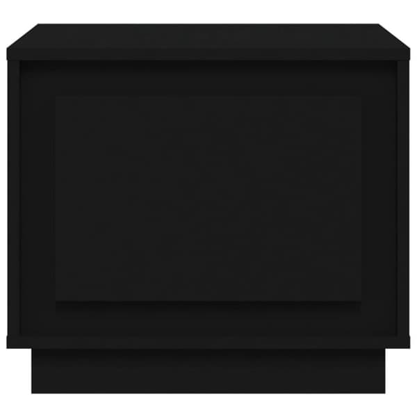 vidaXL Soffbord svart 51x50x44 cm konstruerat trä