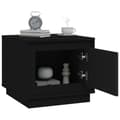 Miniatyrbillede 4 af 10: vidaXL sofabord 51x50x44 cm konstrueret træ sort