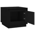 Miniatyrbillede 6 af 10: vidaXL sofabord 51x50x44 cm konstrueret træ sort