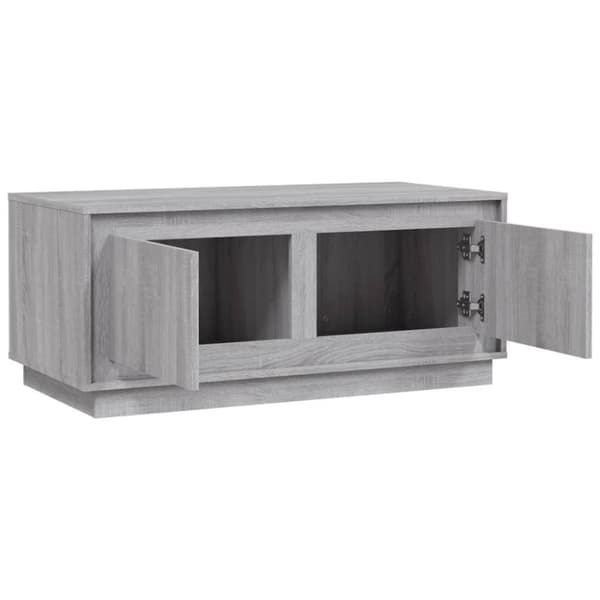 vidaXL sofabord 102x50x44 cm konstrueret træ grå sonoma-eg
