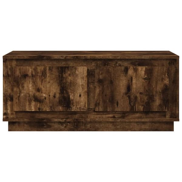 vidaXL sofabord 102x50x44 cm konstrueret træ røget egetræsfarve