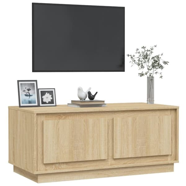 vidaXL Sohvapöytä Sonoma-tammi 102x50x44 cm tekninen puu
