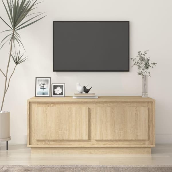 vidaXL Sohvapöytä Sonoma-tammi 102x50x44 cm tekninen puu