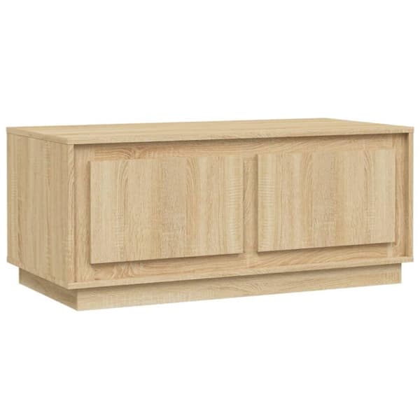 vidaXL Sohvapöytä Sonoma-tammi 102x50x44 cm tekninen puu