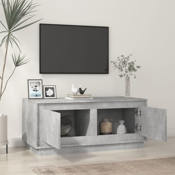 vidaXL Salongbord betonggrå 102x50x44 cm konstruert tre