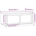 Miniatyrbild 10 av 10: vidaXL Soffbord vit högglans 102x50x44 cm konstruerat trä