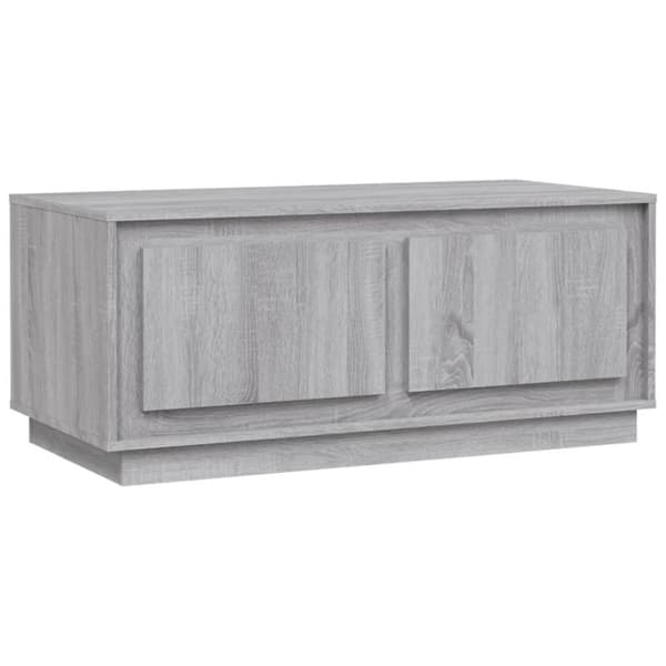 vidaXL Salongbord grå sonoma 102x50x44 cm konstruert tre