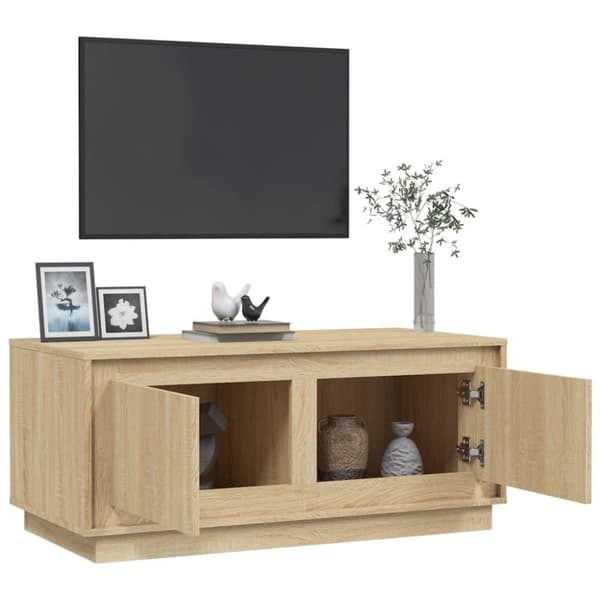 vidaXL Salongbord sonoma eik 102x50x44 cm konstruert tre
