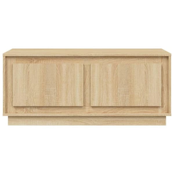 vidaXL Salongbord sonoma eik 102x50x44 cm konstruert tre