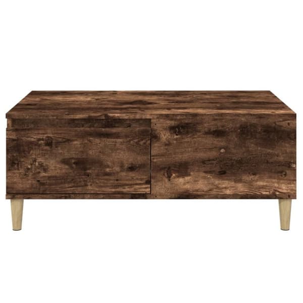 vidaXL sofabord 90x50x36,5 cm konstrueret træ røget egetræsfarve
