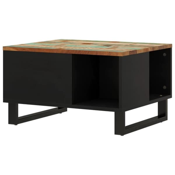 vidaXL Soffbord 60x50x35 cm massivt återvunnet trä