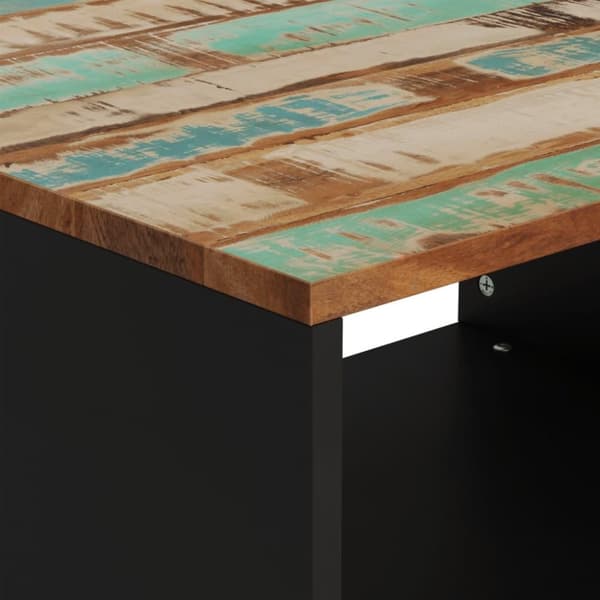 vidaXL Soffbord 60x50x40 cm massivt återvunnet trä