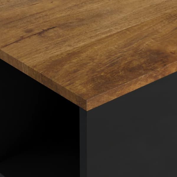 vidaXL Soffbord 60x50x35 cm massivt mangoträ