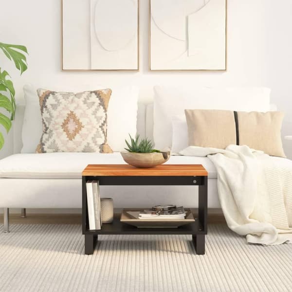 vidaXL sofabord 60x50x40 cm massivt akacietræ