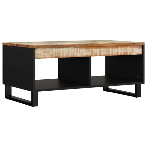 vidaXL sofabord 90x50x40 cm massivt genbrugstræ