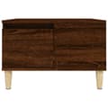 Pikkukuva 7 / 10: vidaXL Sohvapöytä ruskea tammi 55x55x36,5 cm tekninen puu