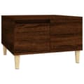 Pikkukuva 1 / 10: vidaXL Sohvapöytä ruskea tammi 55x55x36,5 cm tekninen puu