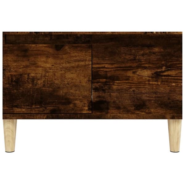vidaXL Soffbord rökfärgad ek 55x55x36,5 cm konstruerat trä